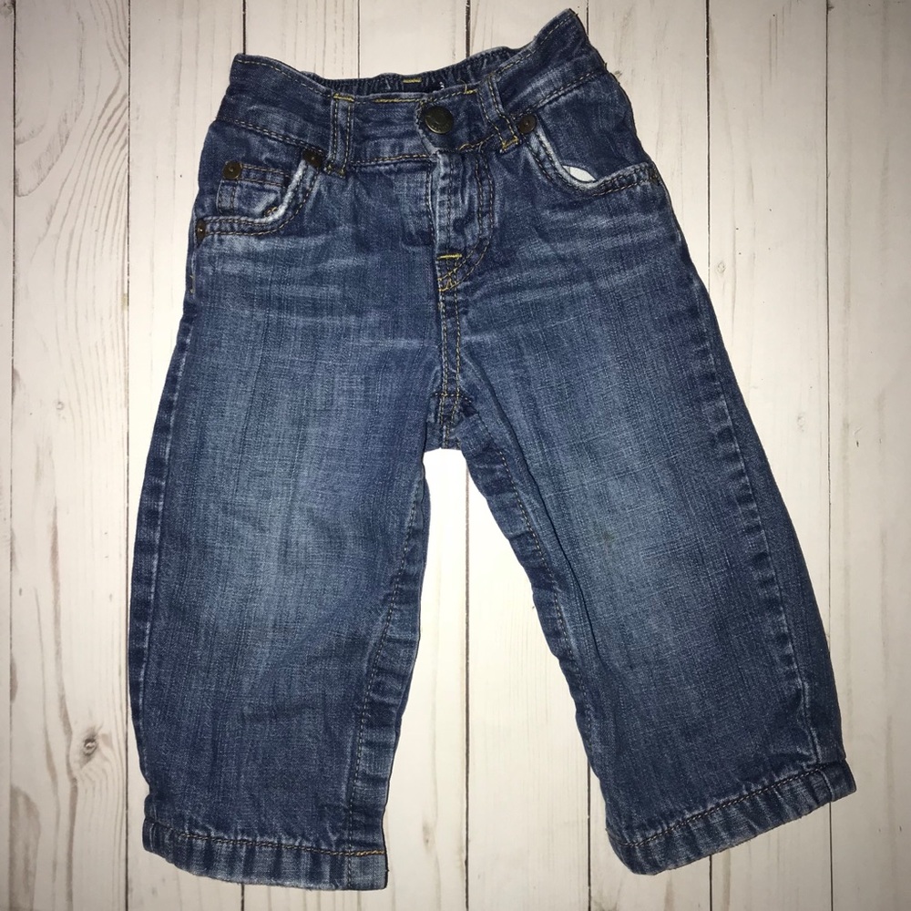 ⭐️ Baby Gap 18-24 mo Lined Jeans with snaps